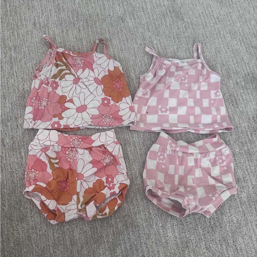 Tank short sets from Bizzy Bean Clothing 4T